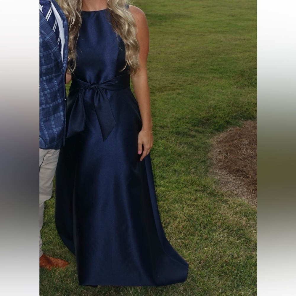 ALFRED SUNG Navy Blue Wedding Dress
